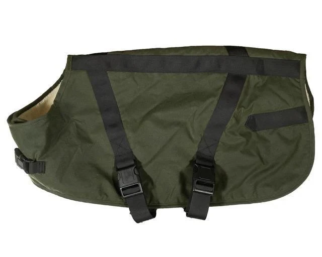 Outback Trading Clancy Oilskin Dog Coat - Image 5