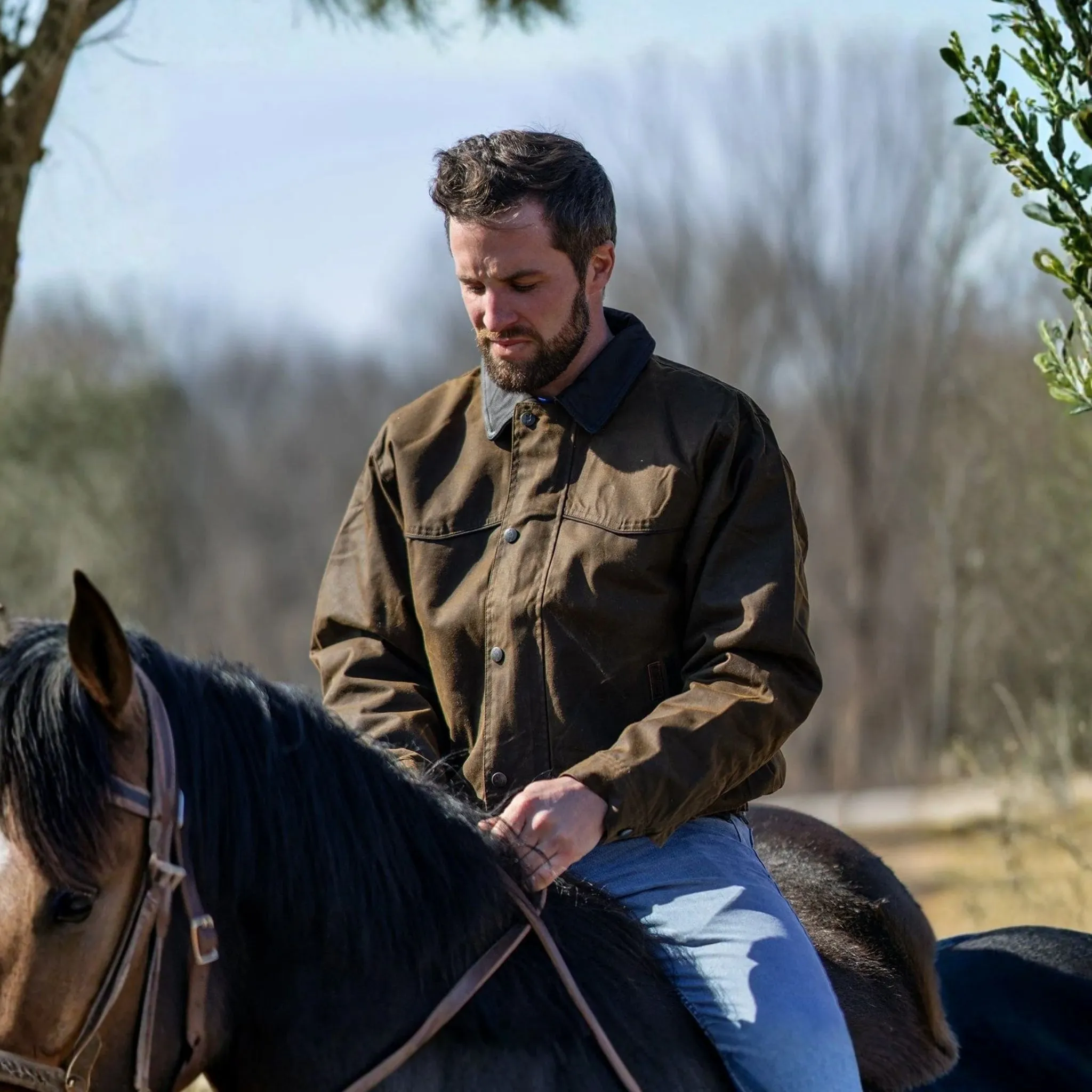 Outback Trading Co Men's Trailblazer Jacket Oil Skin - Image 7
