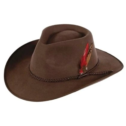 Outback Trading Unisex Hat Wool 3" Brim, 4" Crown Dove Creek