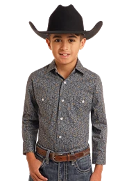 Panhandle Slim Boy's 2 Pocket Snap Shirt