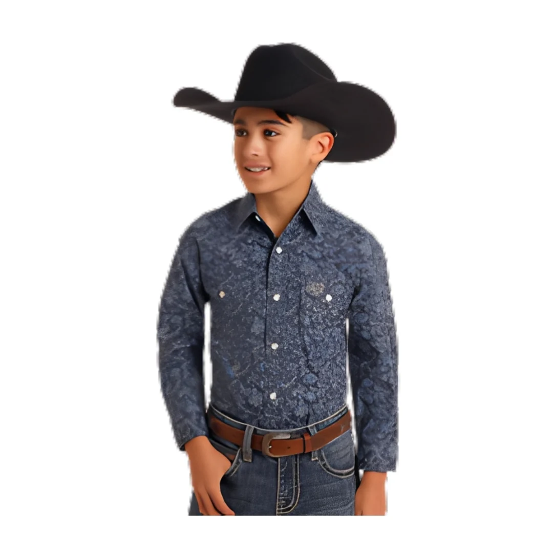 Panhandle Slim Boy's 2 Pocket Snap Shirt