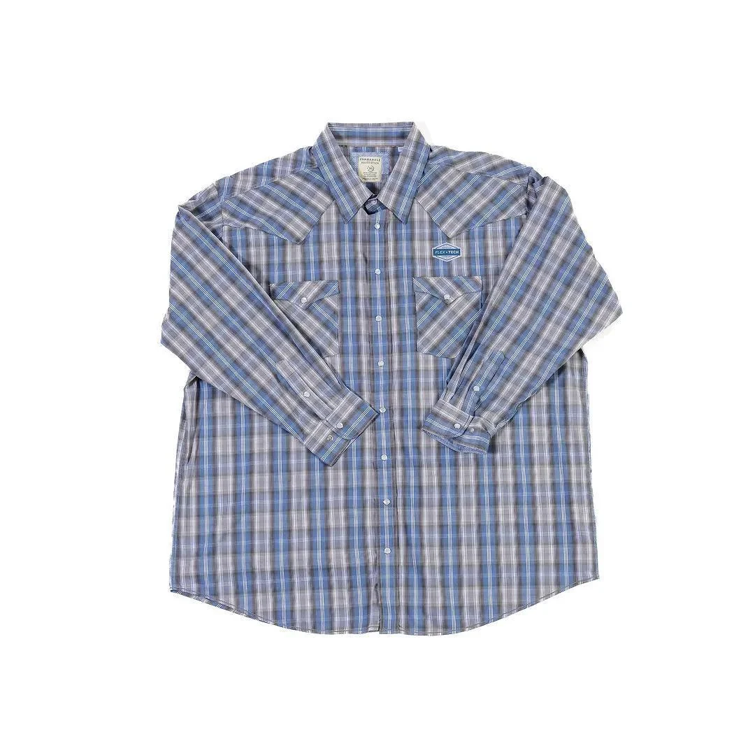 Panhandle Slim Men’s Flex Tech Long Sleeve Snap Shirt - Image 5