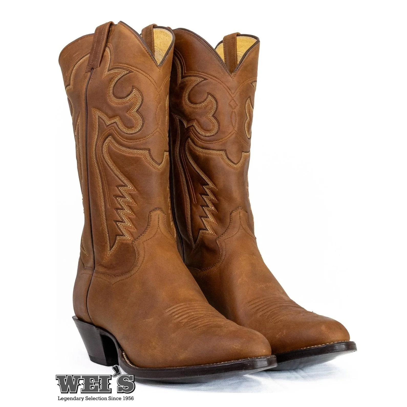 Panhandle Slim Men's Cowboy Boots 13" Cowhide R-toe - Image 4