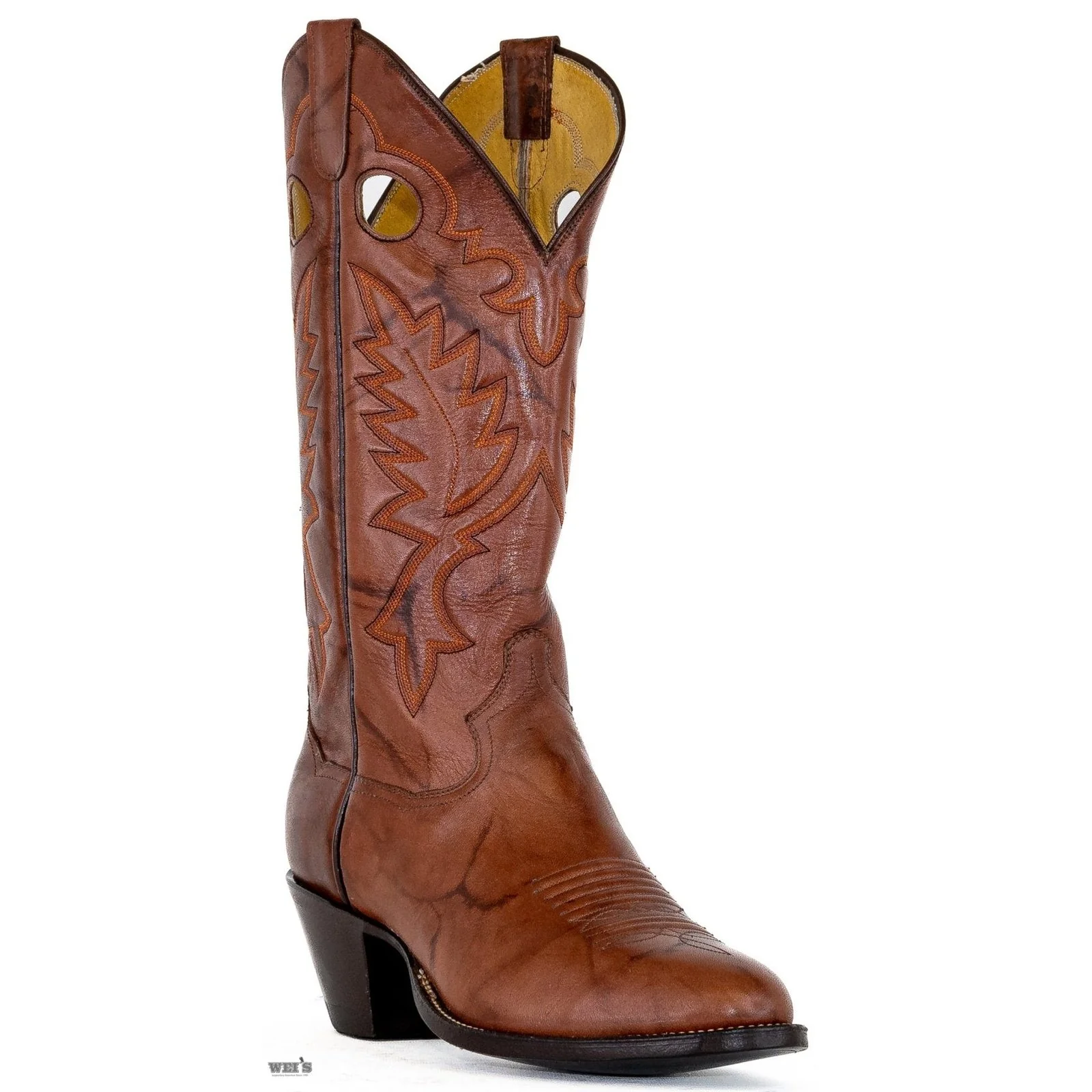 Panhandle Slim Men's Cowboy Boots 14" Yip Cowboy Heel R Toe Brown - Image 5