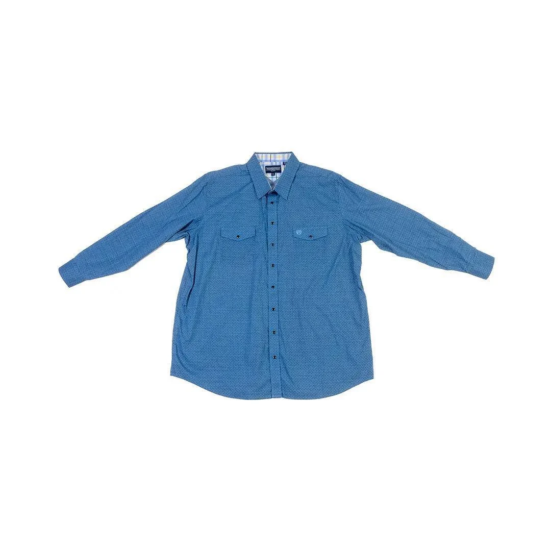 Panhandle Slim Men's Long Sleeves Micro Geo Print Shirt - Image 6