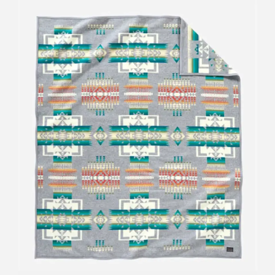 Pendleton Blanket Chief Joseph Grey Queen Size