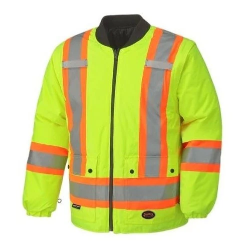 Pioneer Hi-Viz Parka 7-in-1 Waterproof Safety Jacket - Image 4