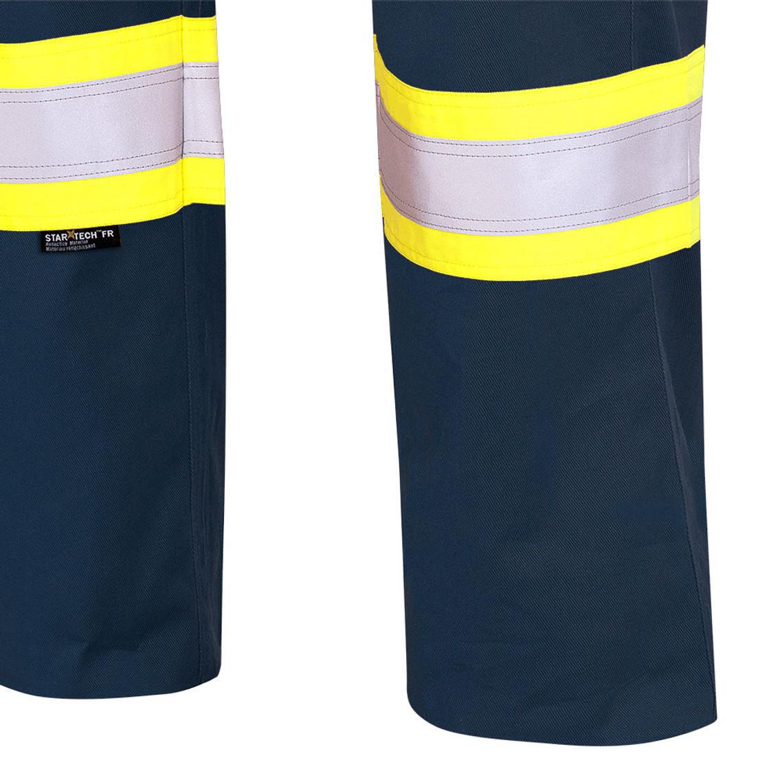 Pioneer Men's FR-Tech® Flame Resistant Safety Cargo Pants with Strtech® Tape - Navy - Image 2