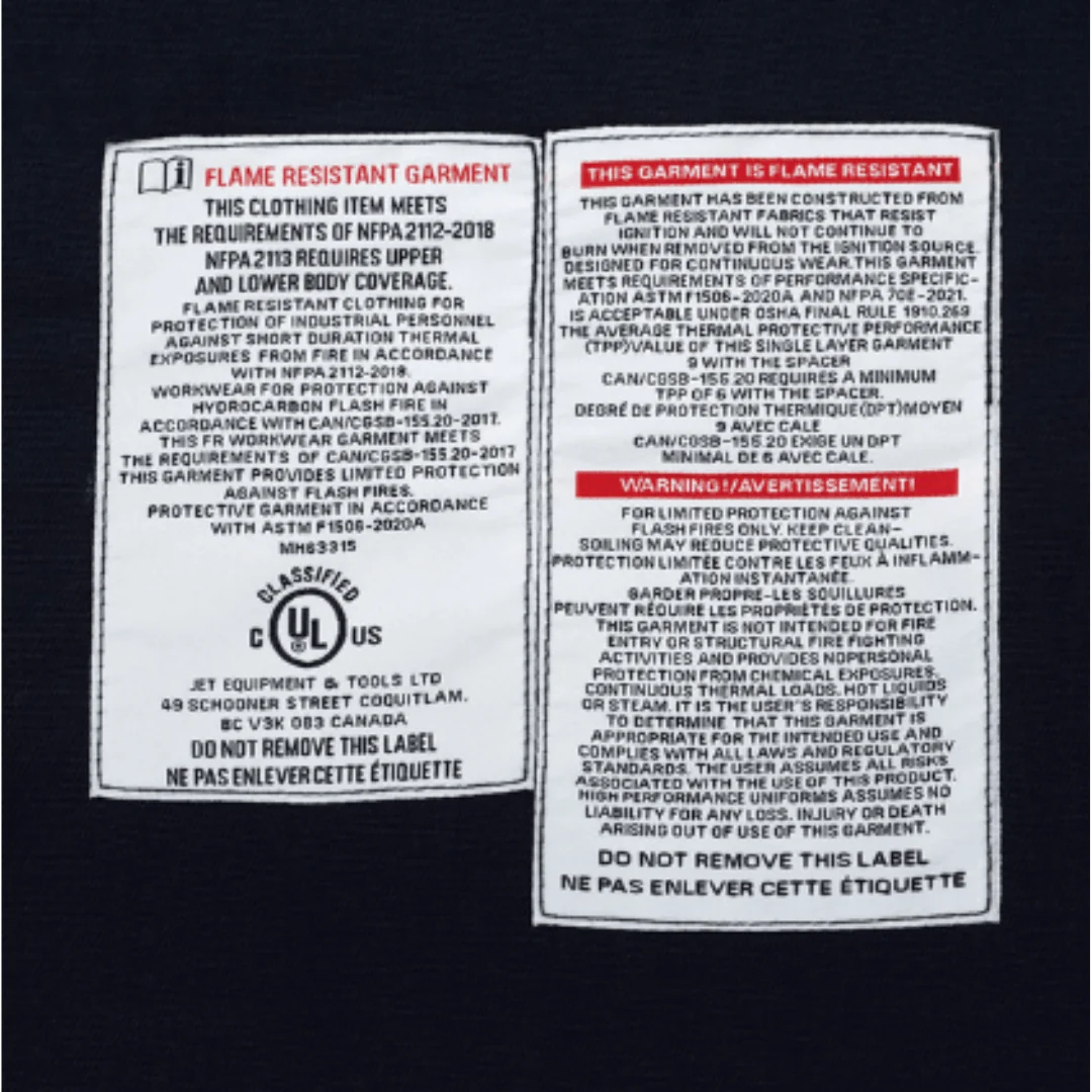 Pioneer Men's FR-Tech® Hi-Vis 88/12 7 oz FR/ARC–Rated Safety Shirt – Navy - Image 6