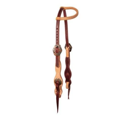 Professional's Choice Two Tone Tassel Quick Change Single Ear Headstall