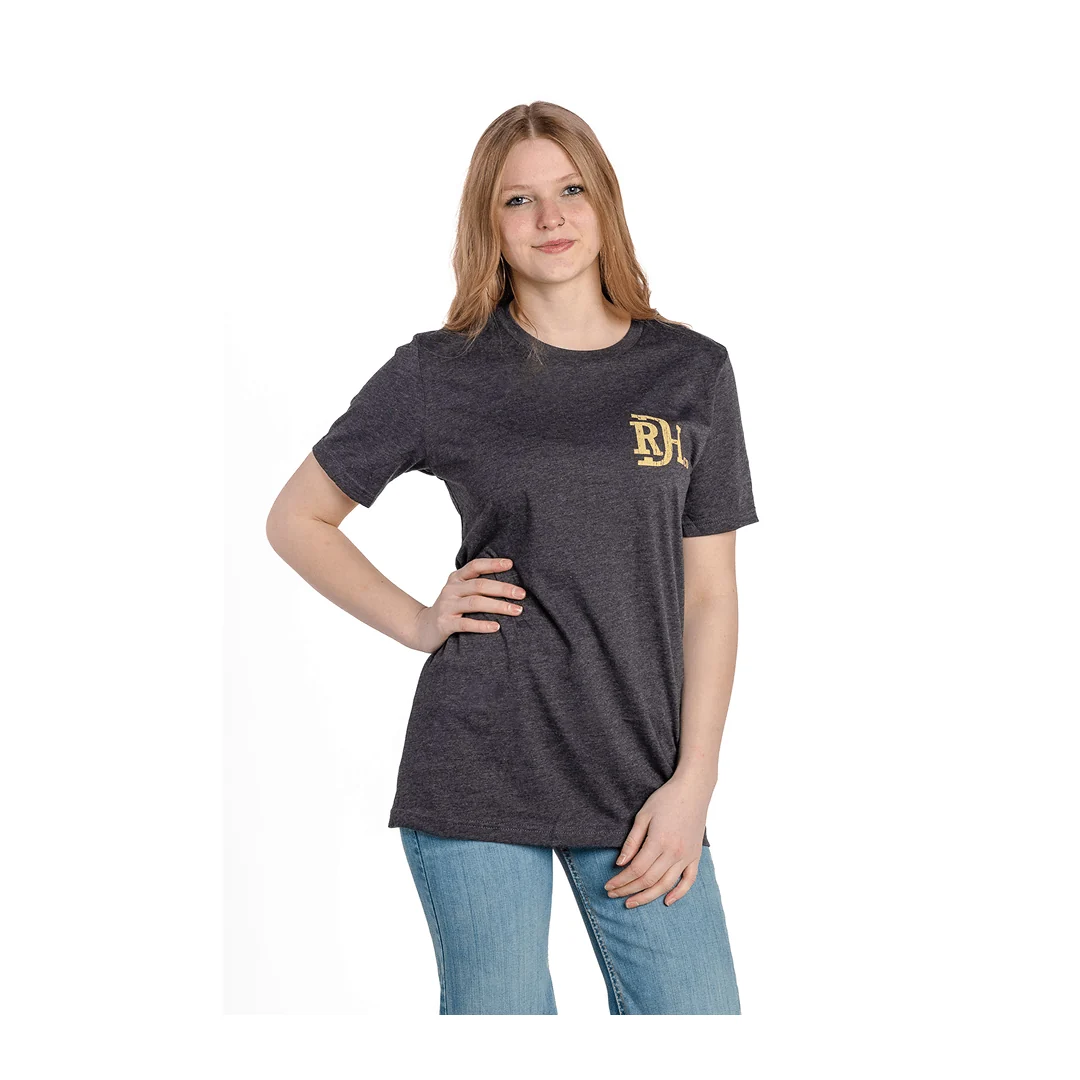 Red Dirt Hat Co Men's Dark Grey Back Graphic T-Shirt