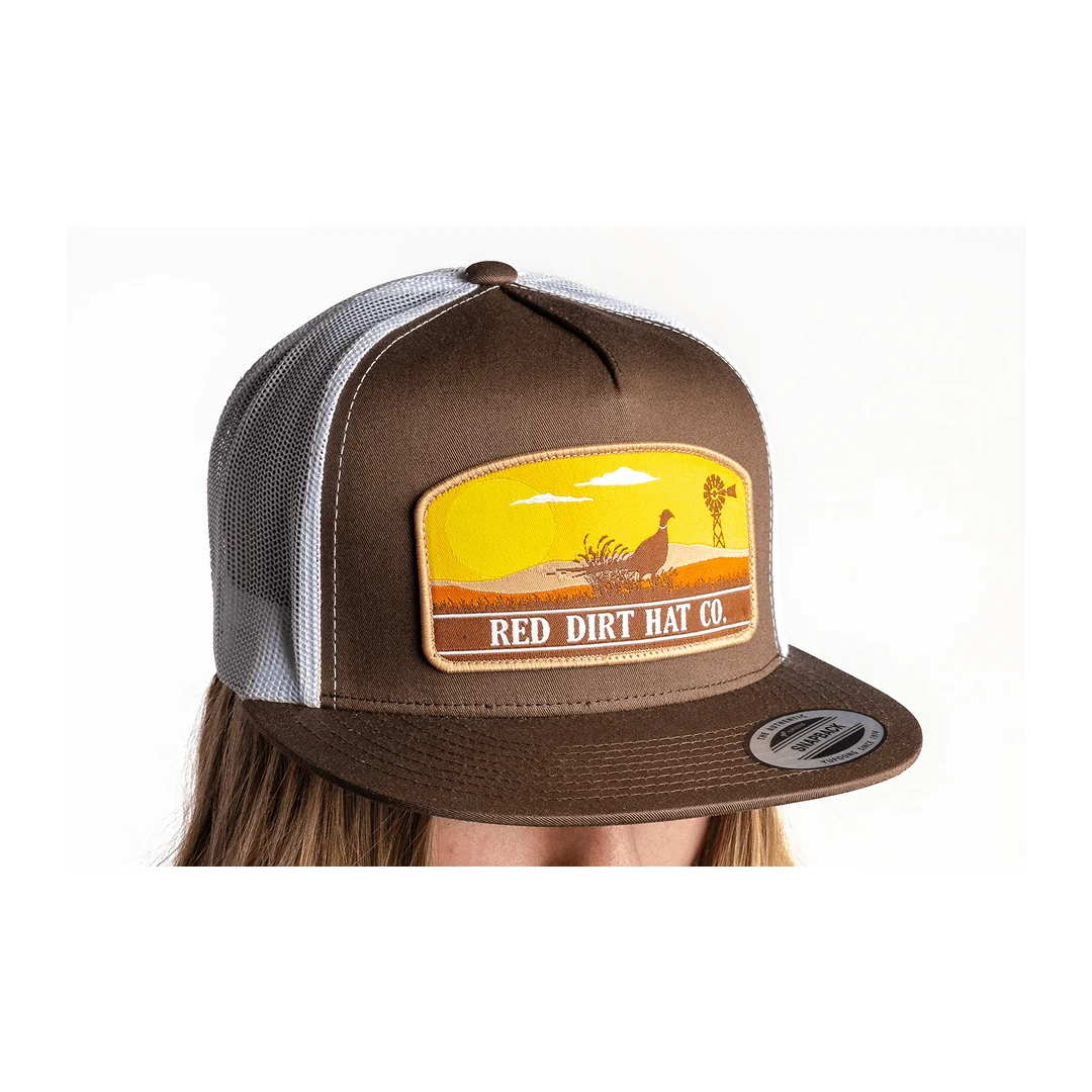 Red Dirt Hat Co Open Plains Brown and White Cap - Image 2