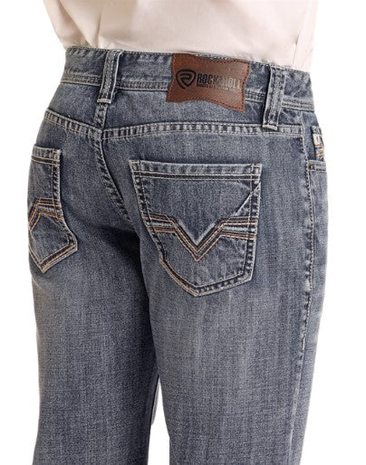 Rock&Roll Denim Men's Double Barrel Straight Boot Cut Jeans - Image 2