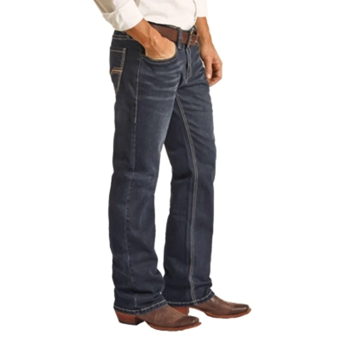 Rock & Roll Men’s Jeans Pistol Straight Leg - Image 3