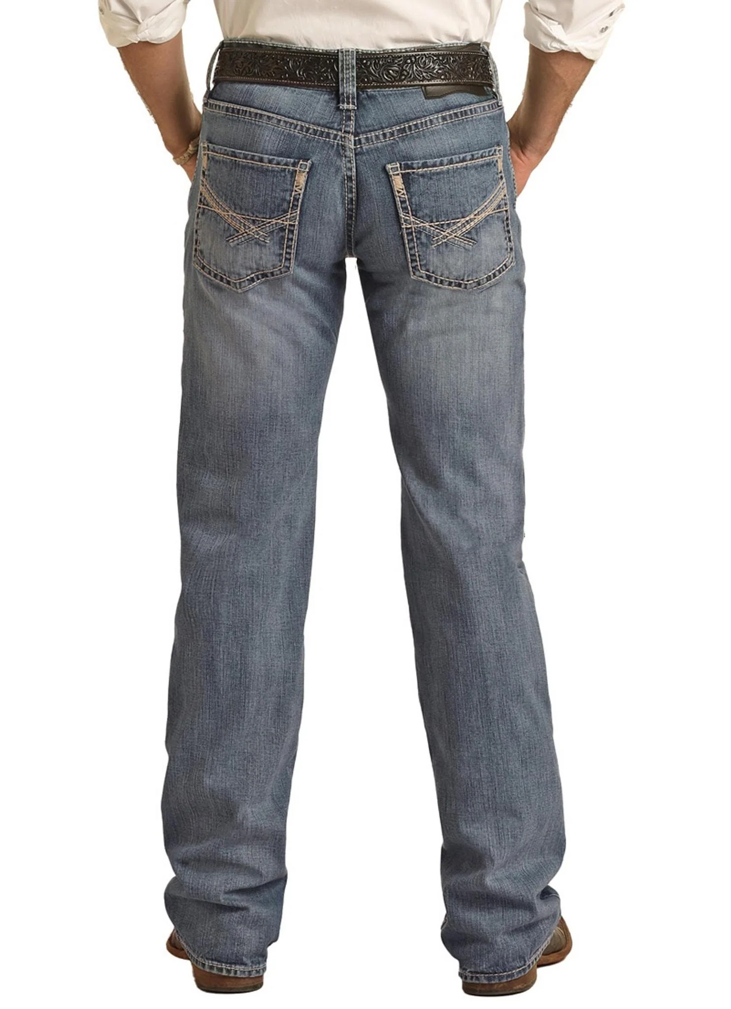Rock & Roll Men's Pistol Regular Fit Straight Bootcut Jean - Image 2