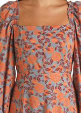 Rock & Roll Women's Floral Print Blouson Sleeve Dress  - CLEARANCE - Image 2