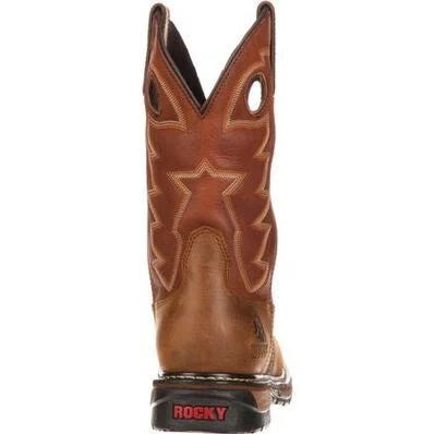 Rocky Original Ride Branson Saddle Roper Western Boot - Image 4