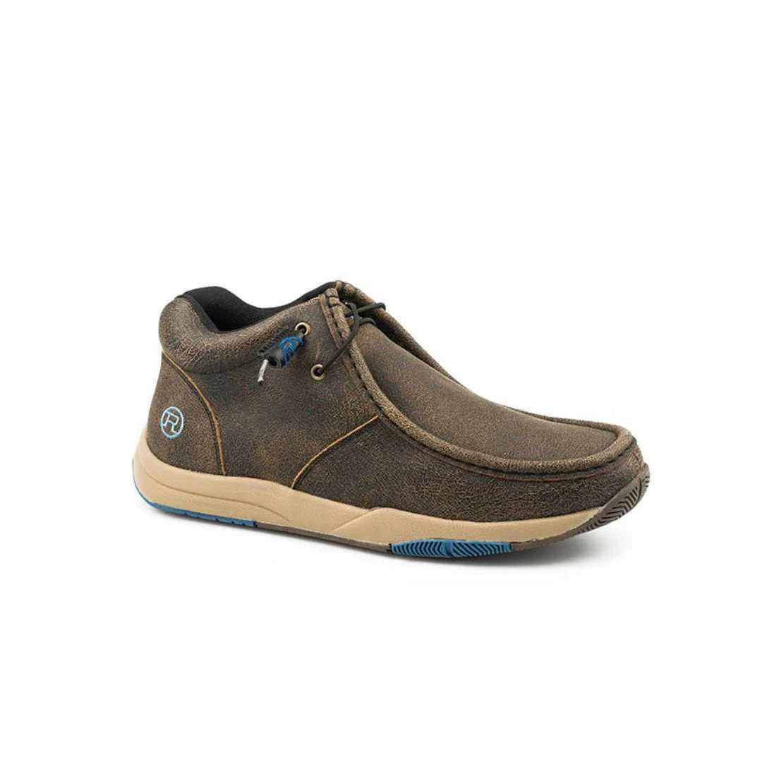 Roper Men’s Casual Shoe Clearcut In Distressed Brown - Image 2