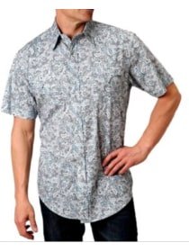 Roper Men’s Shirt Western Short Sleeve Snaps