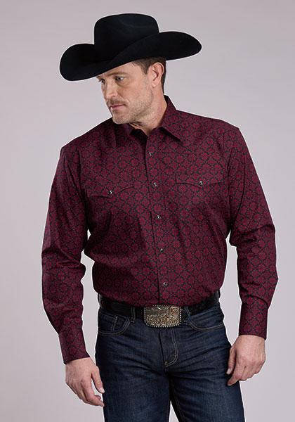 Roper Men's Amarillo Long Sleeve Shirt Match Dad