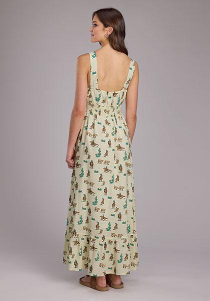 Roper Women's Printed Rayon Maxi Dress - CLEARANCE - Image 4