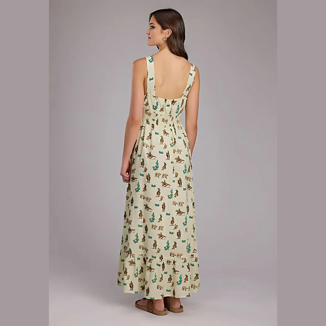 Roper Women's Printed Rayon Maxi Dress - CLEARANCE - Image 6