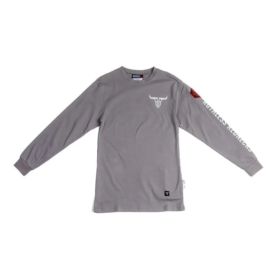 Ruthless Rednecks Men's Red Blooded Fire Resistant Long Sleeve Shirt - Image 3