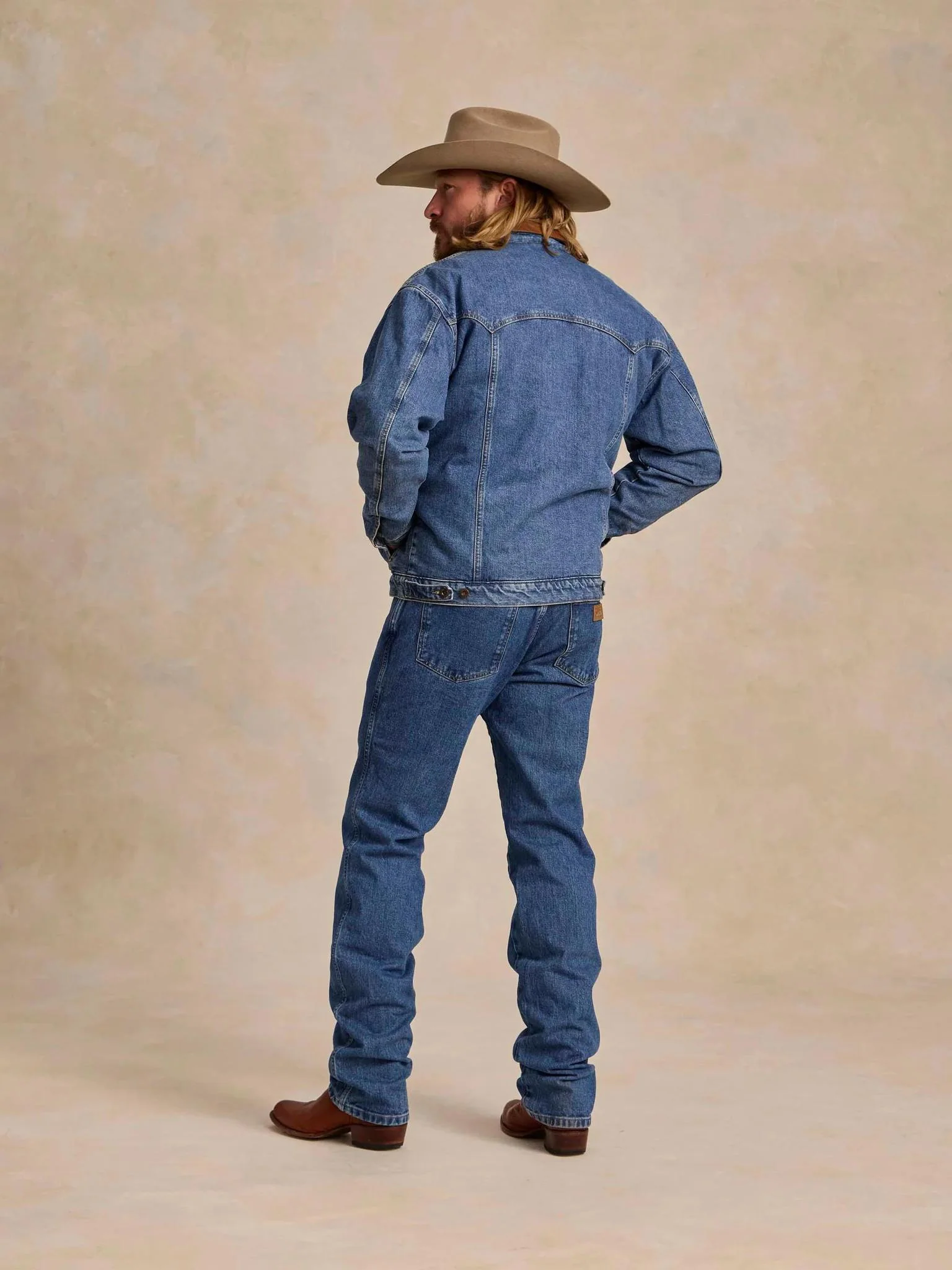 Schaefer Men's Legend Denim Jacket with Fleece Lining - Image 3
