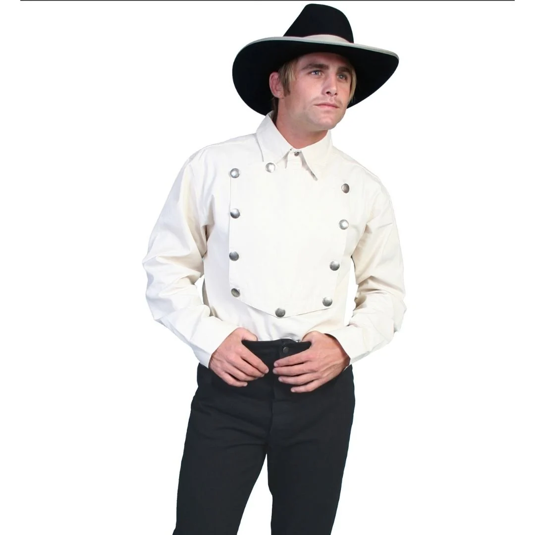 Scully Men's Bib Front Shirt - Image 4
