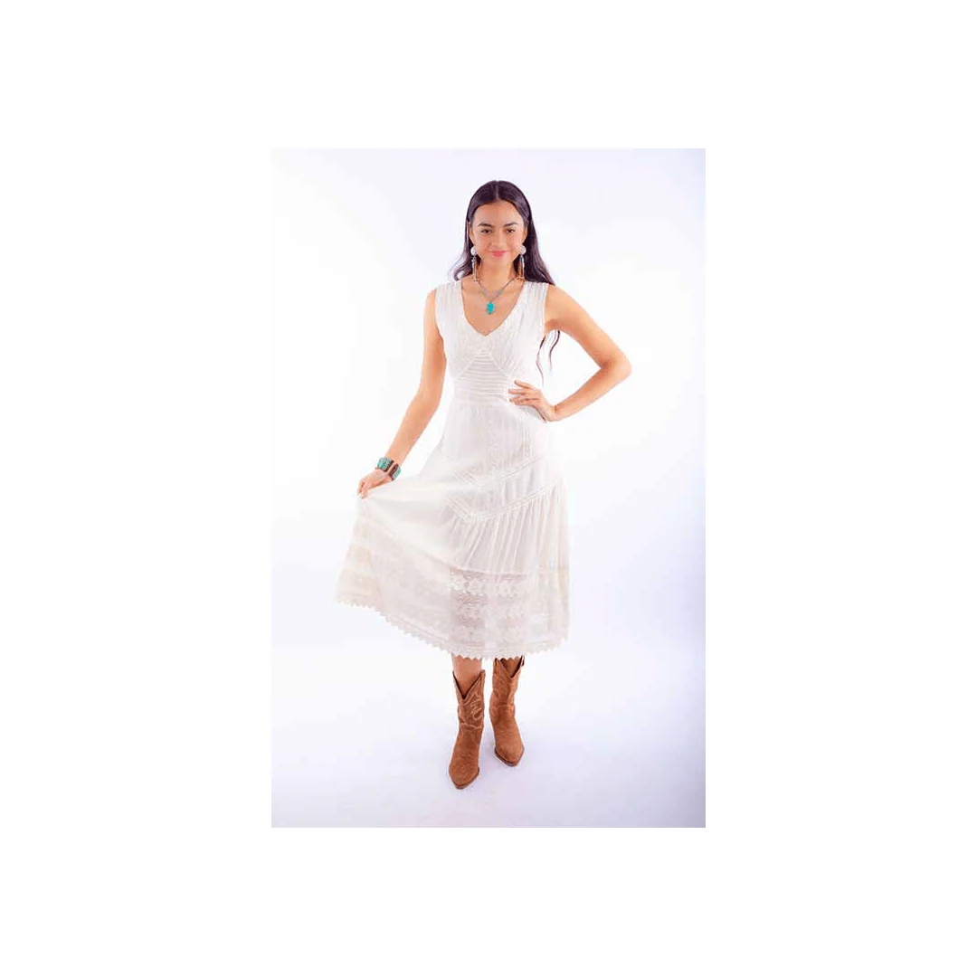 Scully Women's White Catina Sleeveless Lace Dress - Image 7