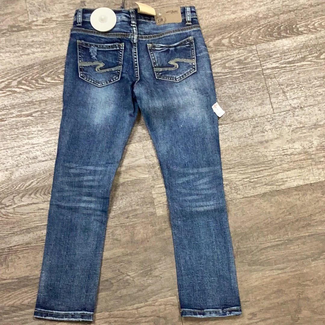 Silver Jeans Kid’s Sasha Mid Rise Slim Hip Skinny Leg -CLEARANCE - Image 2