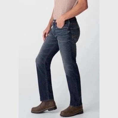 Silver Jeans Men's Eddie Relaxed Fit Tapered Leg -Clearance - Image 3