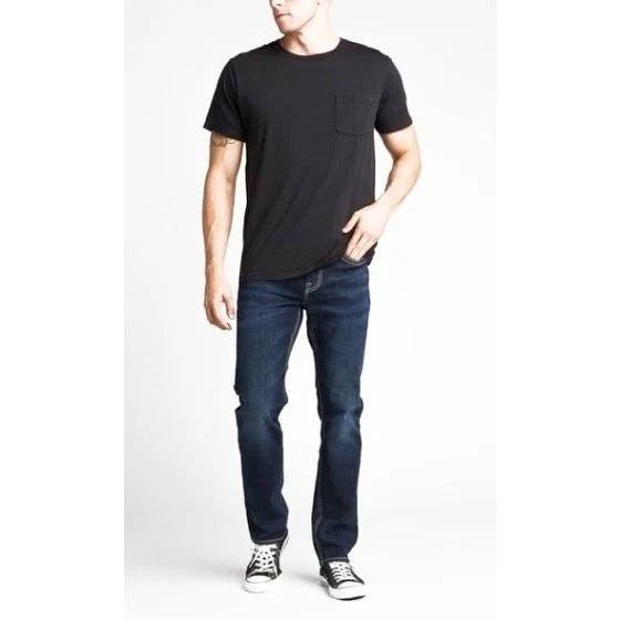 Silver Jeans Men's Eddie Relaxed Fit Tapered Leg - Image 2