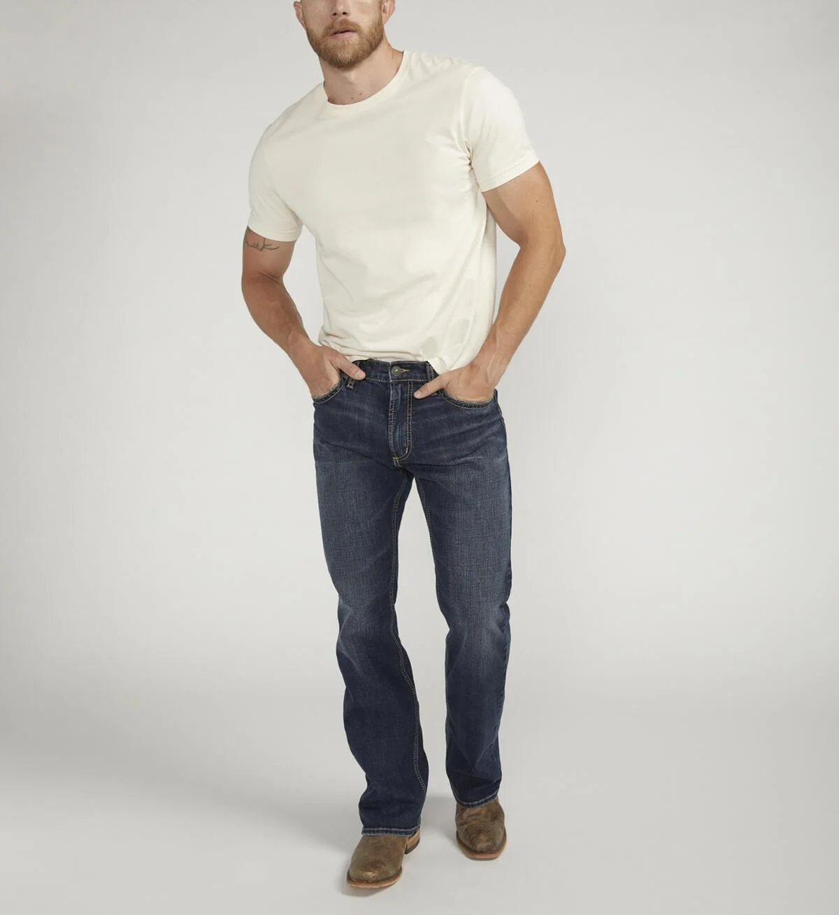 Silver Men's Jace Slimboot Cut Jeans