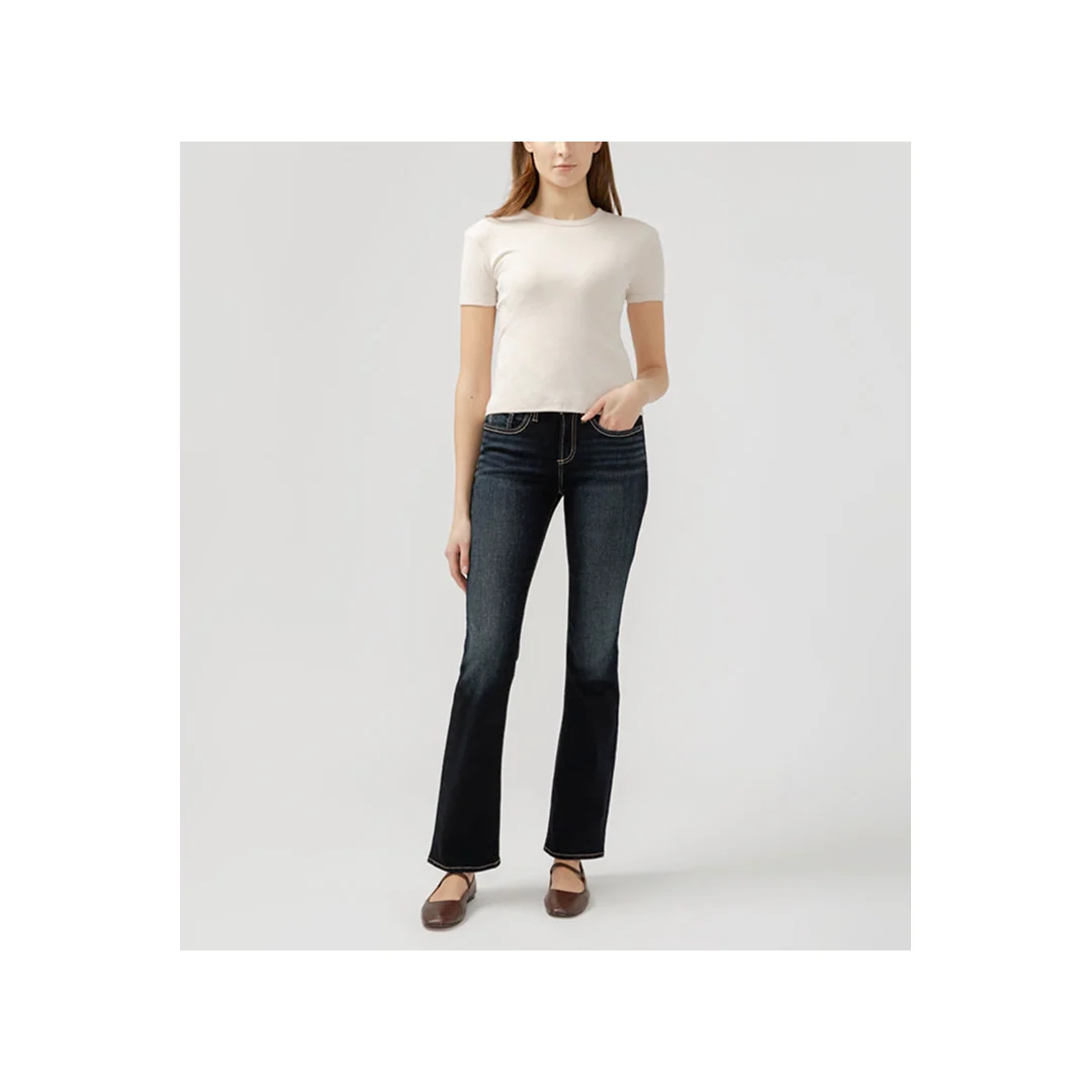 Silver Jeans Women's Suki Mid Rise Slim Bootcut Jeans - Image 2