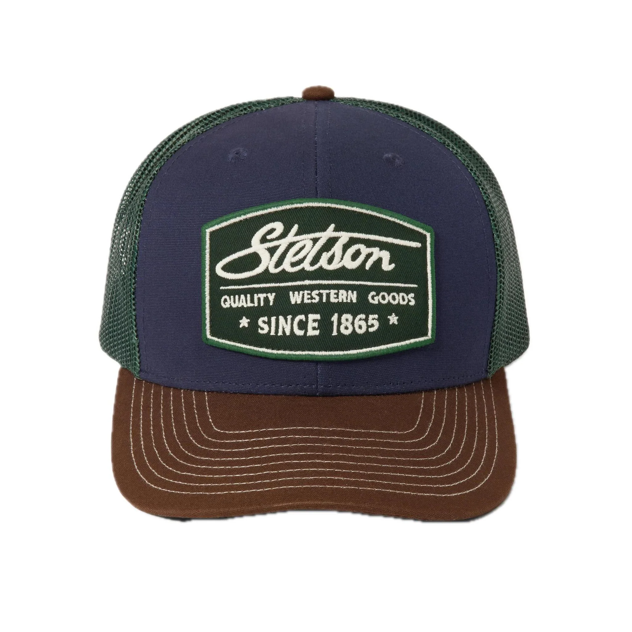 Stetson Heritage Script Trucker Navy Trucker Cap