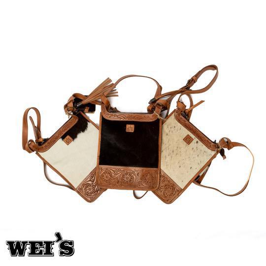 STS Ranchwear Yipee Kiyay Leather Crossbody