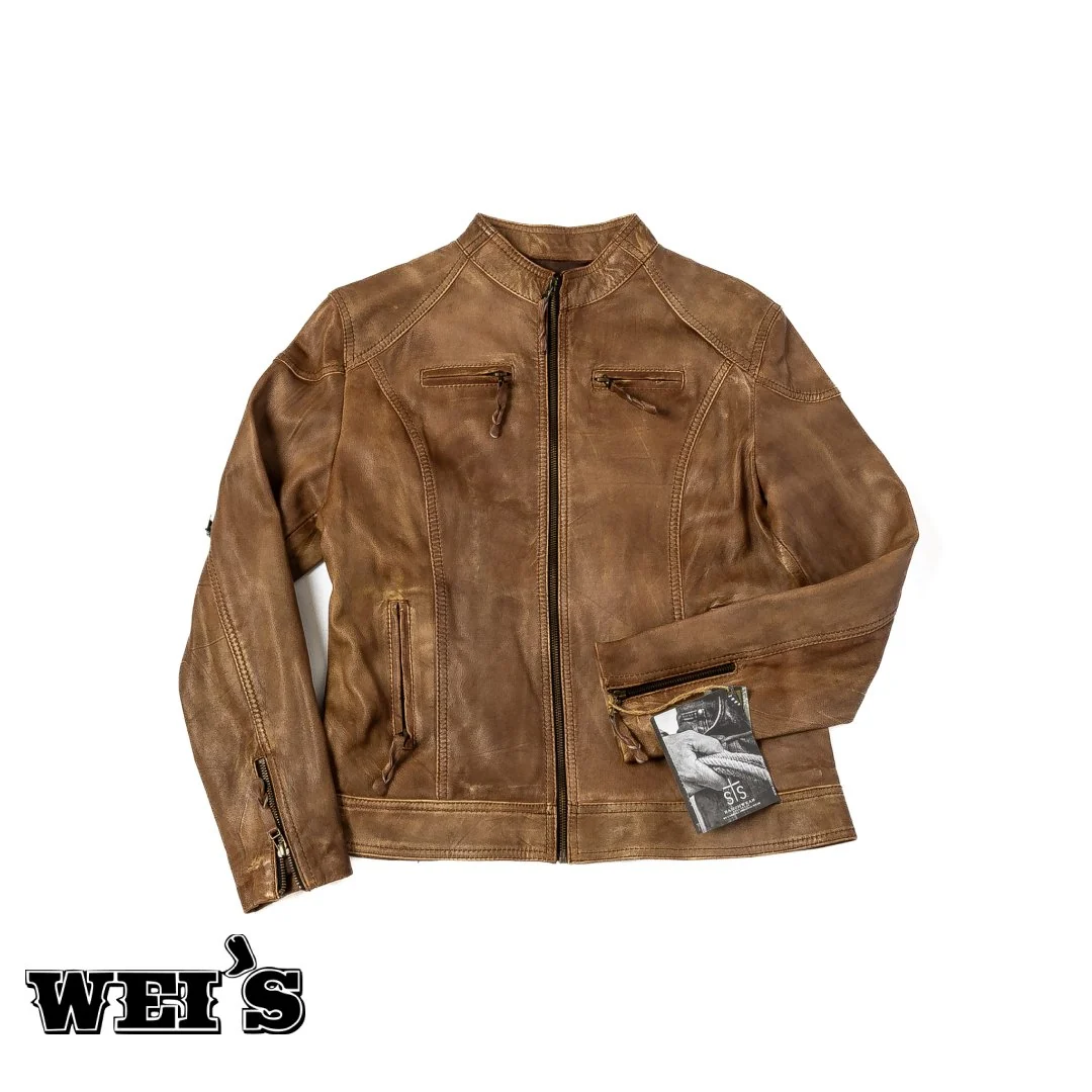 STS Ranchwear Women's Rifleman Concealed Jacket Brown - Image 5