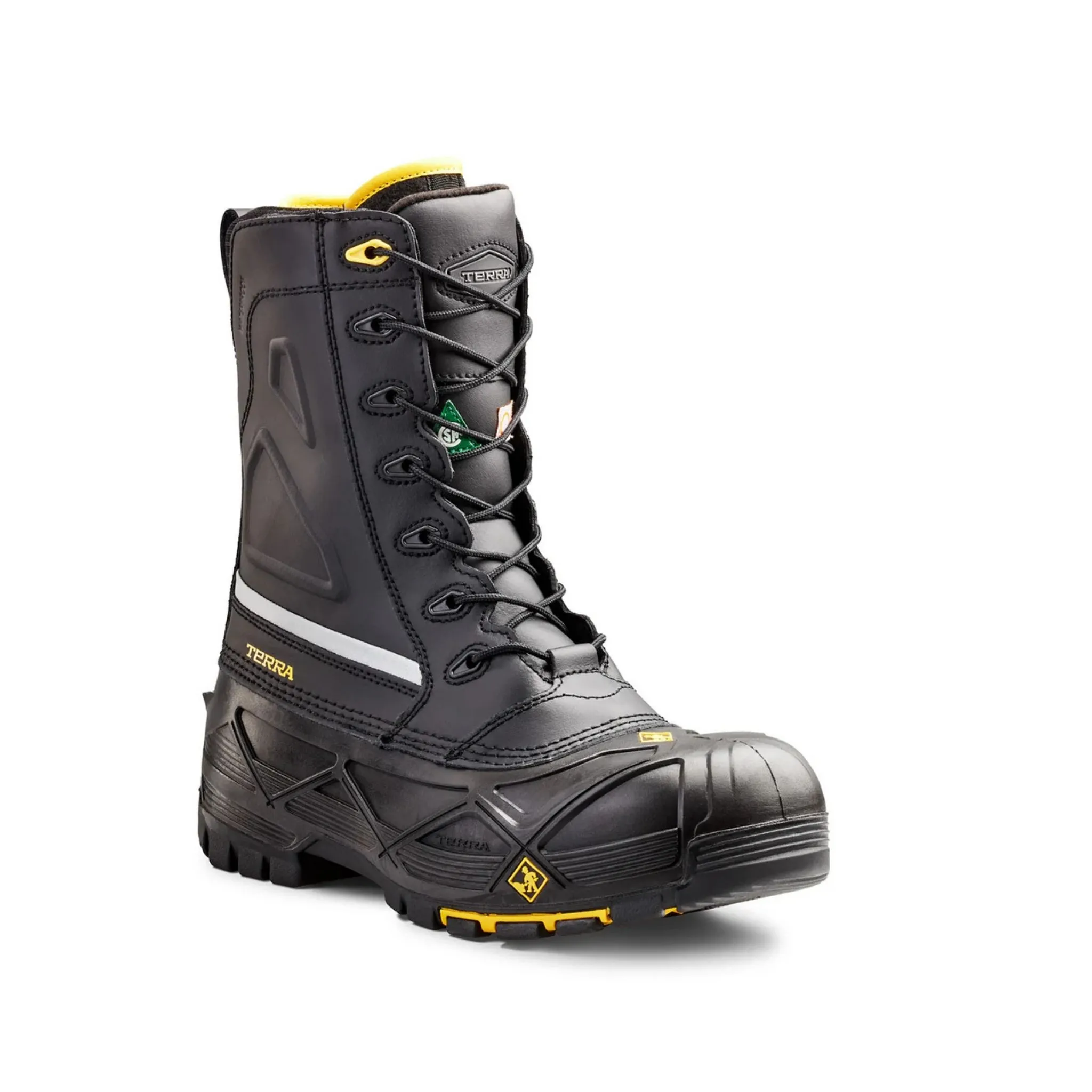 Terra Men's Crossbow 8" Composite Toe Winter Work Boots - Image 3