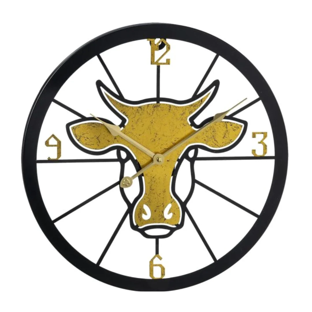 Tough 1 Cow Wall Clock