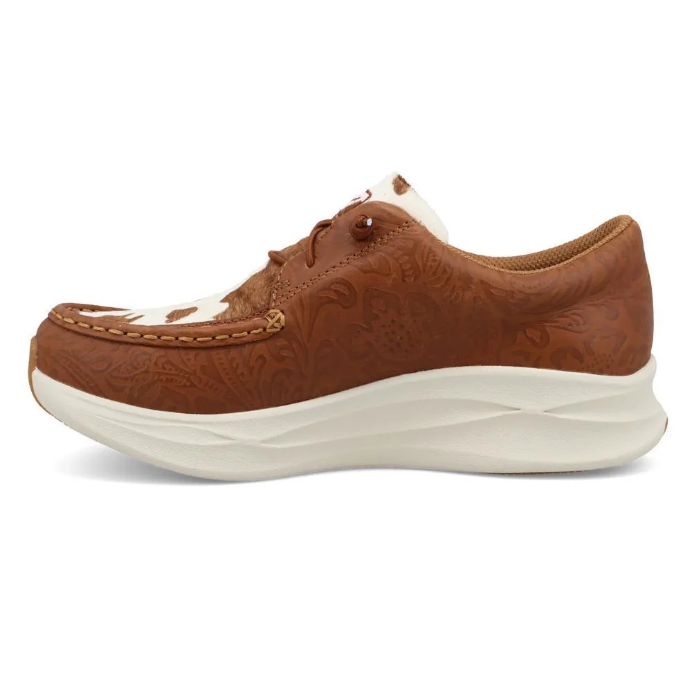 Twisted X Women's Feather X Casual Cowhide Tooled Leather Shoe - Image 2