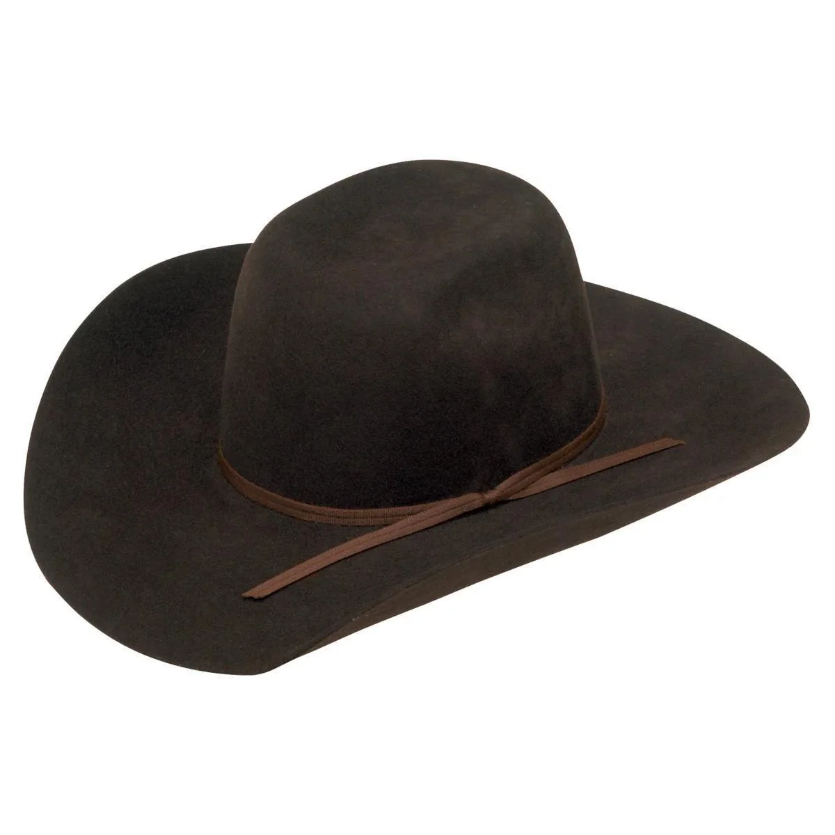 Twister Youth Brown Wool Cowboy Hat - Image 2