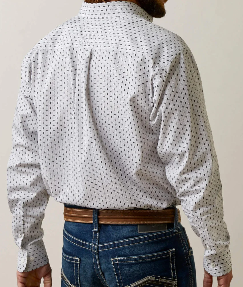 Ariat Men’s Wrinkle Free Coleman Classic Long Sleeve Shirt - Image 4