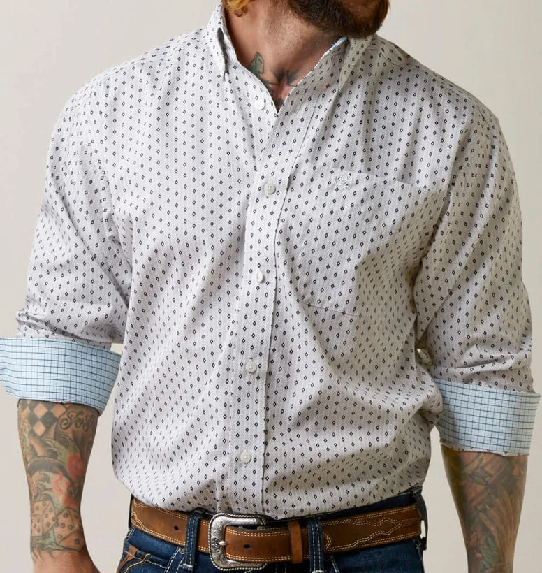 Ariat Men’s Wrinkle Free Coleman Classic Long Sleeve Shirt - Image 73