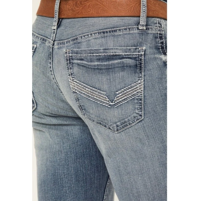 Cinch Men’s Ian Slim Bootcut Stretch Jeans In Light Stonewash-CLEARANCE