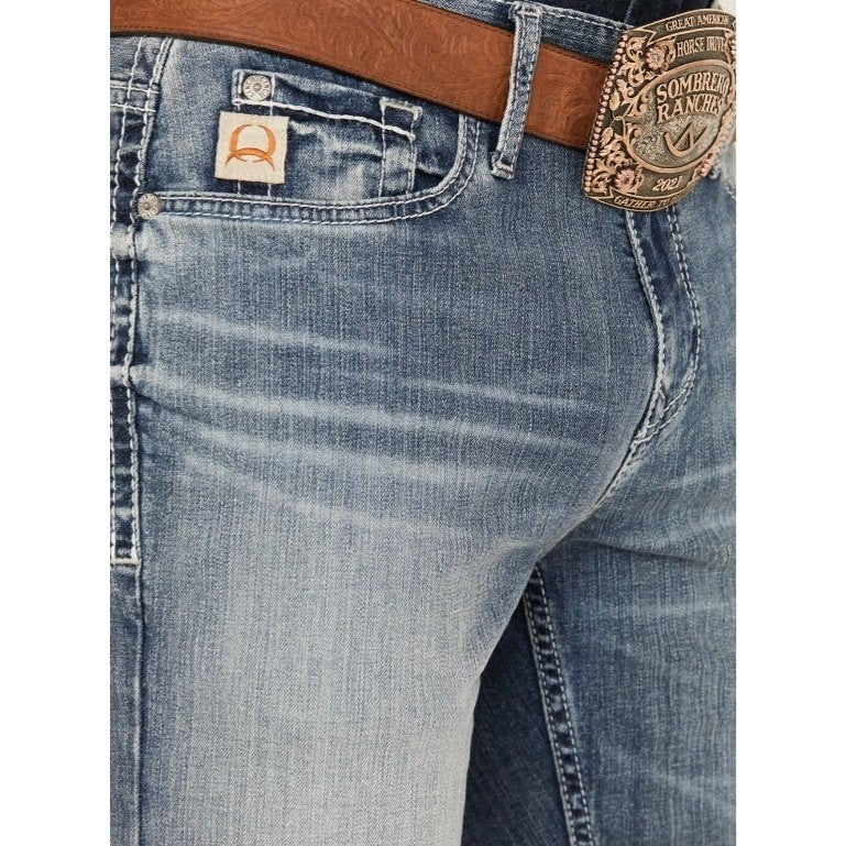 Cinch Men’s Ian Slim Bootcut Stretch Jeans In Light Stonewash-CLEARANCE - Image 3