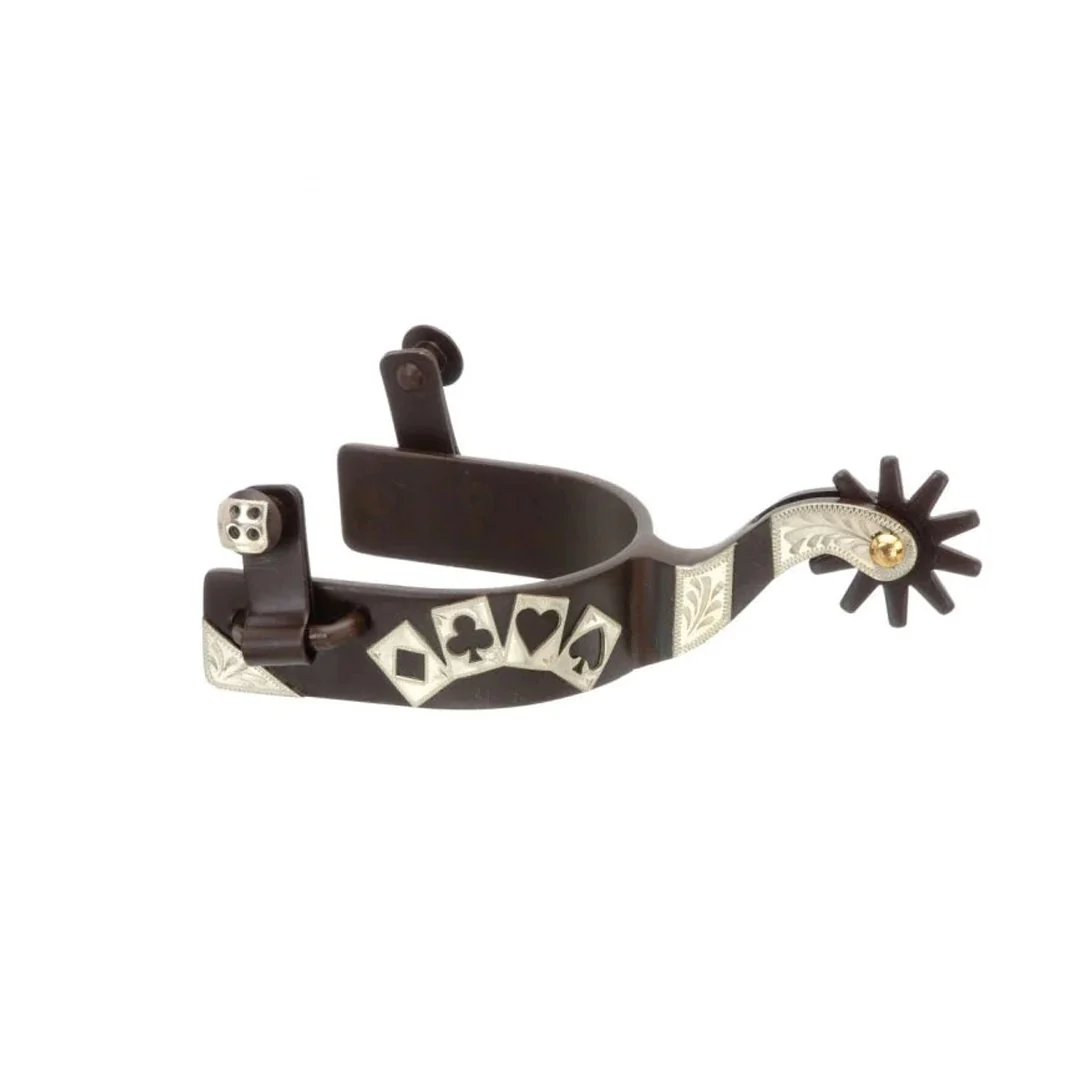 Western Spurs Tough 1 Deck of Cards Spurs - Brown