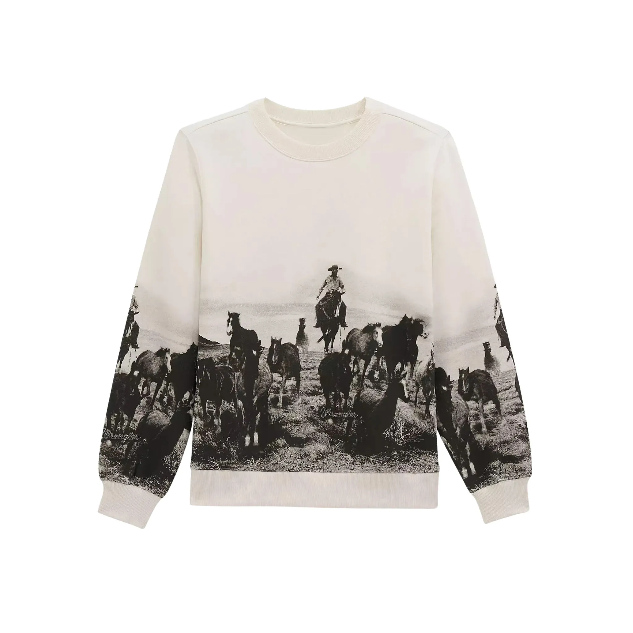 Wrangler Women's Archival Graphic Fleece Reg Pullover