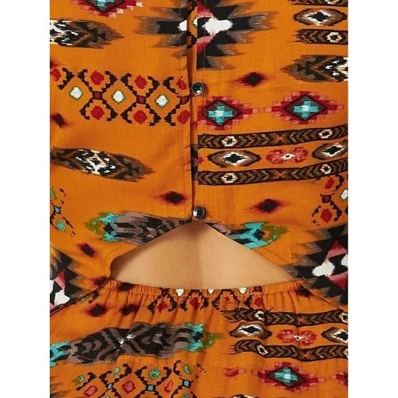 Wrangler Women's Dress Retro Southwest Peekaboo Back - Image 3