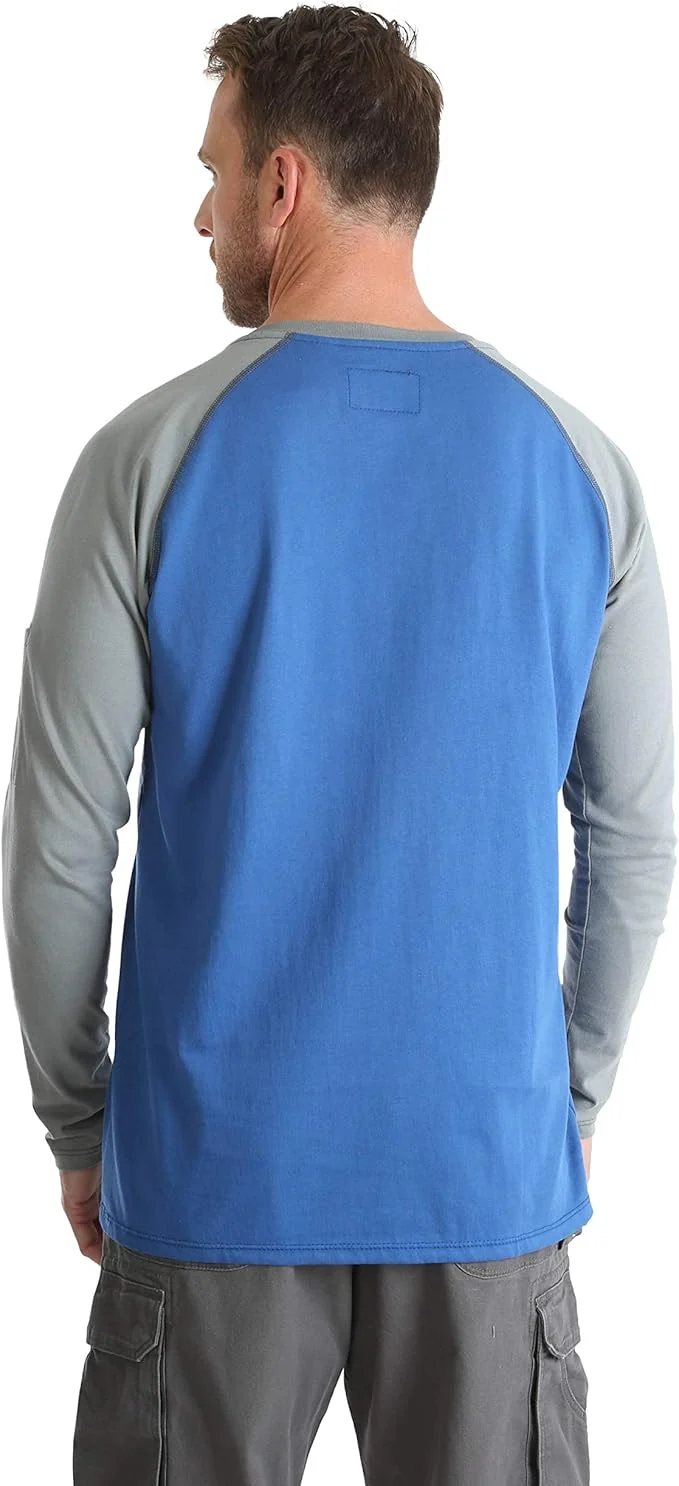 Wrangler® Men’s Work Shirt Flame Resistant Baseball Henley - Image 10